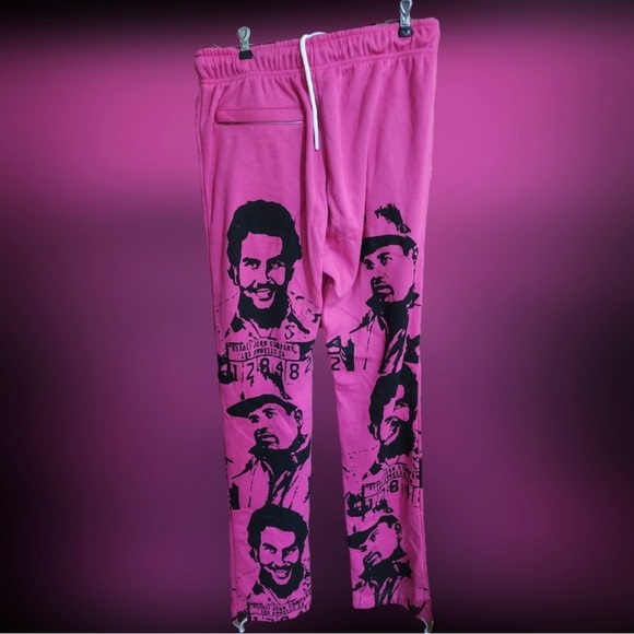 Asaali pink size large sweatpants - Picture 2 of 3